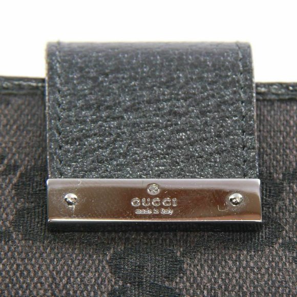 Gucci Web Black GG Logos Pattern Agenda Notebook - Picture 9 of 14